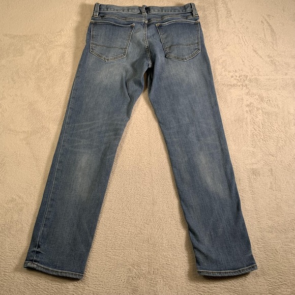 Banana Republic Jeans Mens 30x30(30x29) Light Wash Slim Fit Travel Stretch Denim - Picture 11 of 13